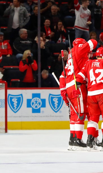 Red Wings beat Devils 4-3 with 2 short-handed goals in 3rd